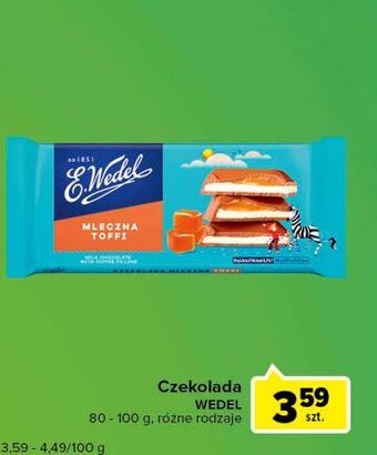 Carrefour Express Czekolada mleczna toffi e. wedel oferta