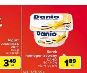 Globi Serek wanilia danone danio oferta