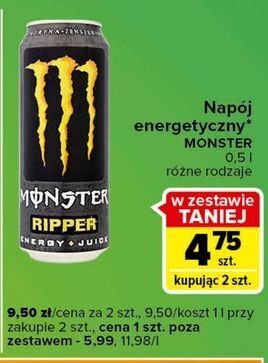 Carrefour Express Napój energetyczny monster energy ripper oferta