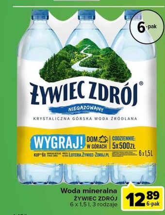 Carrefour Express Woda niegazowana żywiec zdrój oferta