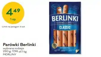 Groszek parówki berlinki oferta