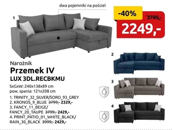 Black Red White Narożnik black red white oferta