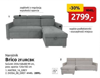 Black Red White Narożnik black red white oferta