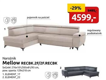 Black Red White Narożnik black red white oferta