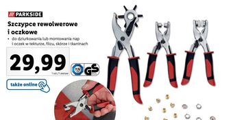 Lidl Szczypce oczkowe parkside oferta