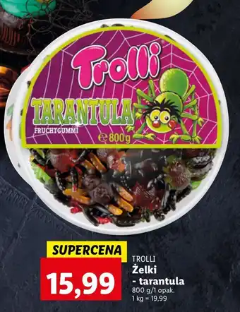 Lidl Żelki tarantula trolli oferta