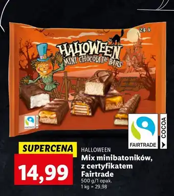 Lidl Mix minibatoników halloween oferta