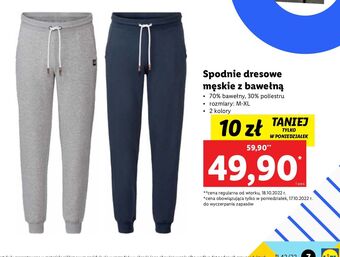 Lidl Spodnie dresowe m-xl oferta