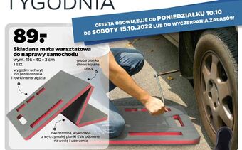 Netto Mata warsztatowa do naprawy samochodu oferta