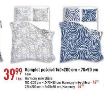 E.Leclerc Komplet pościeli harmony 220 x 200 cm + 2 70 80 faro oferta