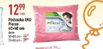 E.Leclerc Poduszka pierze 70 x 80 cm amw oferta