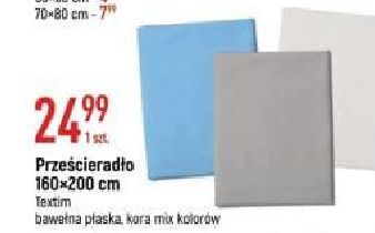 E.Leclerc Prześcieradł kora 160 x 200 cm textim oferta