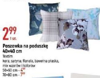 E.Leclerc Poszewka 50 x 60 cm textim oferta