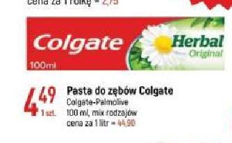 E.Leclerc Pasta do zębów original colgate herbal oferta