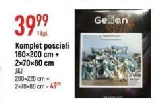 E.Leclerc Komplet pościeli 160 x 200 + 2 70 80 cm gellian oferta