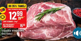 Polomarket łopatka wieprzowa bez kości 1kg oferta