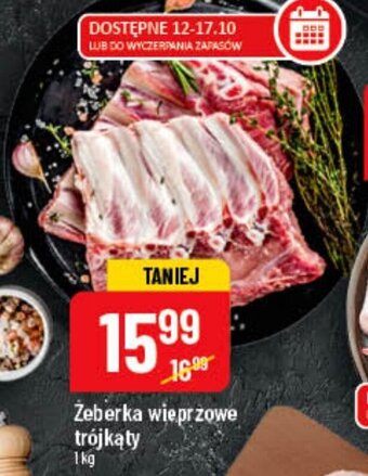 Polomarket żeberka wieprzowe trójkąty 1kg oferta