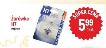 E.Leclerc Żarówka samochodowa h7 intertec oferta