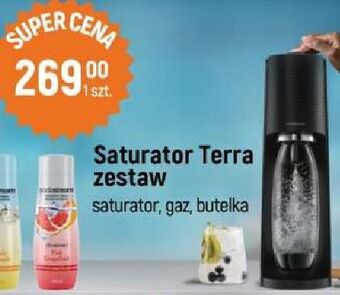 E.Leclerc Ekspres do gazowania wody terra czarny sodastream oferta