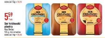 E.Leclerc Ser królewski wędzony plastry sierpc oferta