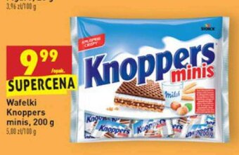 Biedronka Wafelki Knoppers minis 200g oferta