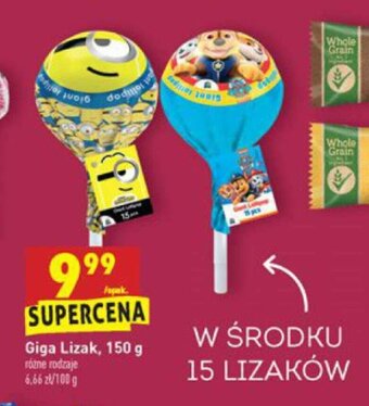 Biedronka Giga lizak 150g oferta