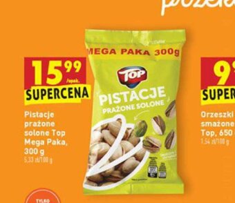 Biedronka Pistacje prażone solone 300g oferta