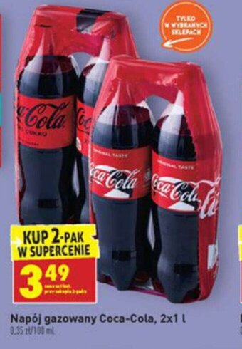 Biedronka Napój gazowany Coca-Cola 1l oferta