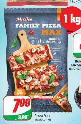 Dino Pizza z szynką i pieczarkami maxtop oferta