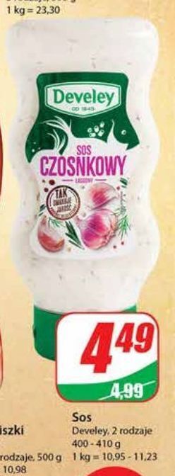 Dino Sos czosnkowy develey oferta