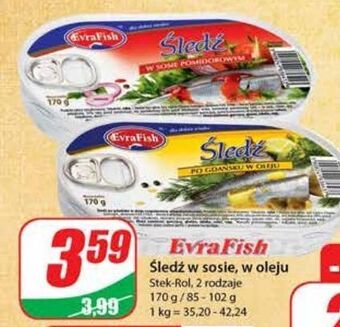Dino Śledź w sosie pomidorowym evrafish oferta