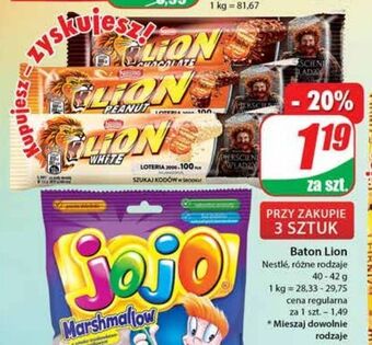 Dino Baton lion peanut oferta