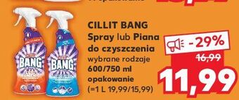 Kaufland Spray do czyszczenia czystość i połysk w łazience cillit bang oferta