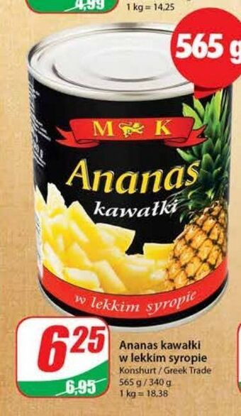 Dino Ananas kawałki m&k oferta
