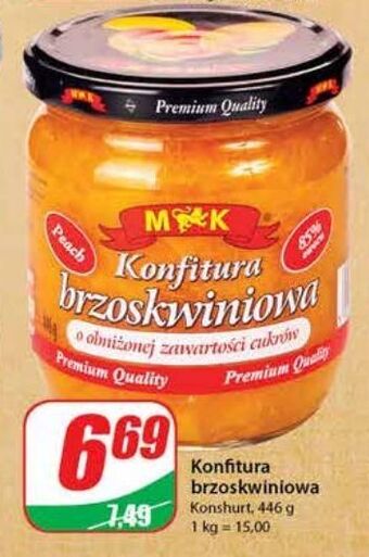 Dino Konfitura brzoskwiniowa m&k oferta