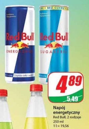 Dino Napój energetyczny bez cukru red bull oferta