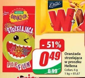 Dino Oranżada w proszku strzelająca czerwona hellena oferta