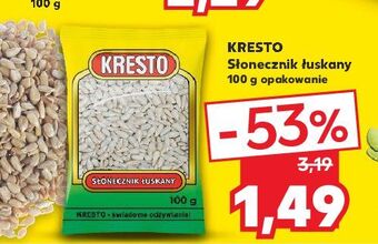 Kaufland Słonecznik łuskany kresto oferta