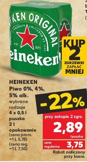 Kaufland Piwo heineken oferta