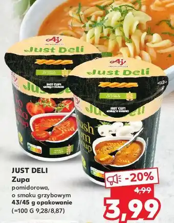 Kaufland Zupa pomidorowa ajinomoto just deli oferta