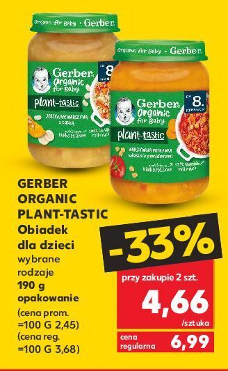 Kaufland Warzywna potrawka włoska z pomidorami gerber organic oferta