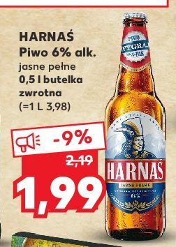 Kaufland Piwo harnaś jasne pełne oferta