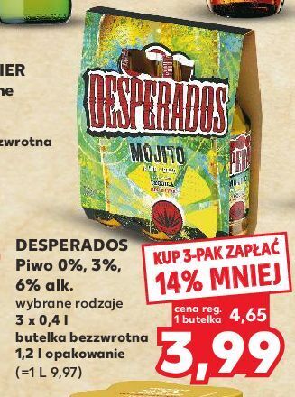 Kaufland Piwo desperados mojito oferta