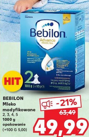 Kaufland Mleko 4 bebilon advance pronutra oferta