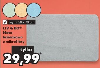 Kaufland Mata łazienkowa 50 x 78 cm liv & bo oferta