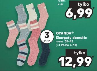 Kaufland Skarpetki pluszowe damskie 35-42 oyanda oferta