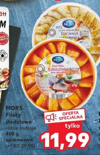 Kaufland Filety śledziowe kuchnia myśliwska mors ryby oferta