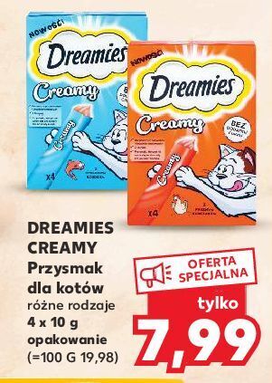 Kaufland Przysmak dla kota z kurczakiem dreamies creamy oferta