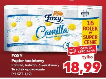 Kaufland Papier toaletowy foxy camilla oferta