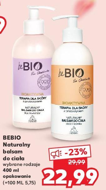 Kaufland Naturalny balsam do ciała miód i wanilia be bio oferta